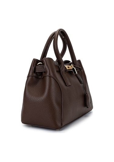 Tamer Tanca Kadın Suni Deri Kahverengi Omuz Çanta 921 27083 Bn Cnt Sk25-26 Kahve Kahverengi