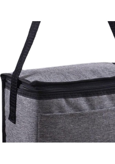 Dolıty Soğutucu Tote Çanta Omuz Askılı Alışveriş Gri Gri