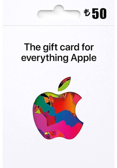 50 Tl Apple Store Itunes Hediye Kartı (436562610)