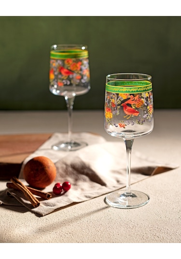 Madame Coco Musette - Ethnicque 4'lü Şarap Kadehi Seti - 320ml Kade0000000019320 Ml-std