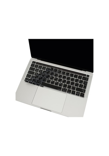 Arapça Klavye Macbook Pro Kılıfı A1706 A1989 A2159 A1707 A1990 Uk Enter İle Uyumlu Siyah
