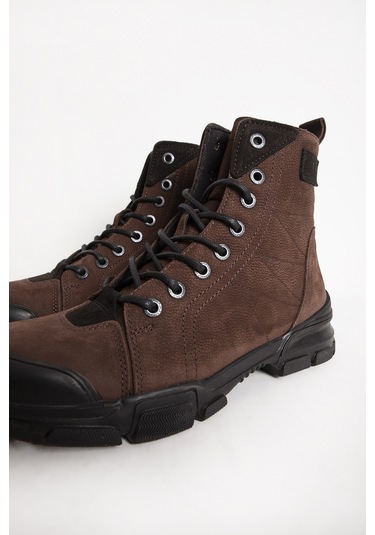 Hammer Jack 102 21520 Mbonn Gerçek Nubuk Deri Erkek Bot Kahverengi