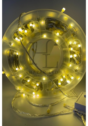 50 M İp Led Işık Ip20 İç Mekan Eklenebilir Fonksiyonlu Şeffaf Kablolu Dekoratif Led Işık Gün Işığı