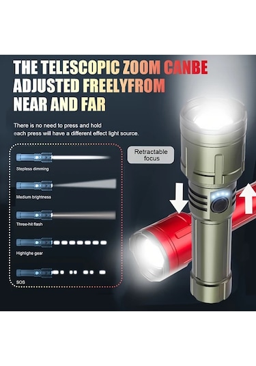Xuweiwei 1 Adet Fx 2503 Green Güçlü Lüminesan Saf Alüminyum Alaşımlı El Feneri 5000mah Büyük Kapasite Odaklanabilir Taşınabilir Usb Elektronik Işık Ters Şarj Araç Bakımı Acil Durum Hayatta Kalma Ev Dekorasyonu Açık Hava Ekipmanı Altın Xuweiwei 1 Adet Fx 2503 Green Güçlü Lüminesan Saf Alüminyum Alaşımlı El Feneri 5000mah Büyük Kapasite Odaklanabilir Taşınabilir Usb Elektronik Işık Ters Şarj Araç Bakımı Acil Durum Hayatta Kalma Ev Dekorasyonu Açık Hava Ekipmanı Altın