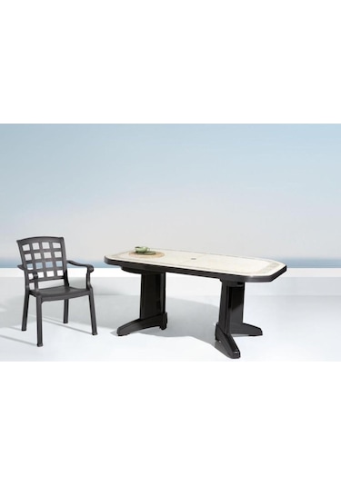 Papatya Pasha Koltuk - Plastik Bahçe Balkon Koltuğu