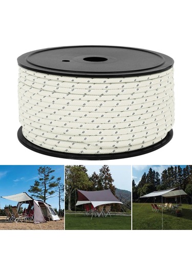 Suntek Kamp Çadırı Halat Gölgelik Barınak Hayatta Beyaz Beyaz