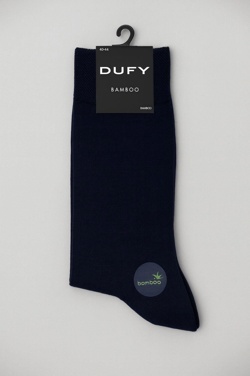 Lacivert Fitilli Bamboo Çorap Lacivert