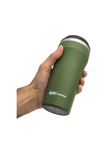 Rox Camping 0191 Kahve Termosu 0.48 Lt - Yeşil Yeşil