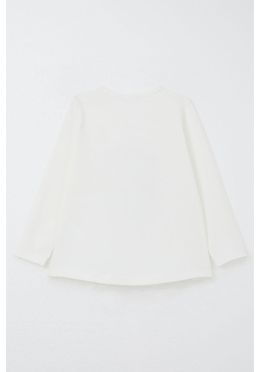 Breeze Kız Bebek Taytlı Takım Arkadaş Temalı Taytı Fiyonklu 9 Ay-3 Yaş, Ekru Ekru