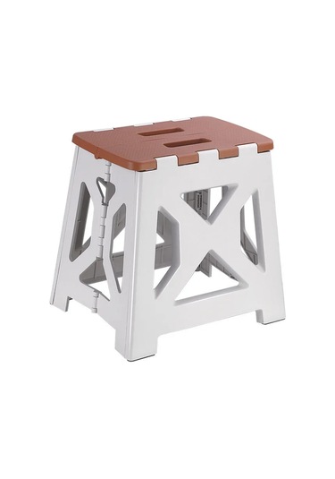 Oulylan Taşınabilir Plastik Katlanır Tabure Açık Kamp Taburesi Sandalye Koltuk L Khaki İspanya Haki