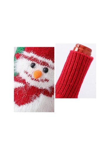 Pazly Yılbaşı Suntek Şişesi Şarap Noel-kardan-adamı Kapağı, El Sl