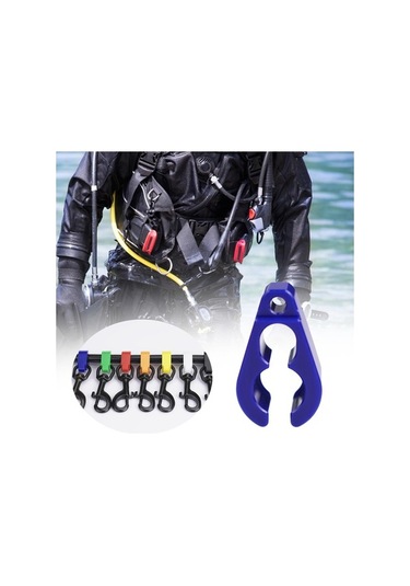 Ganzhoushop Şnorkel Klipsi Mavi Hortum Dalış Ekipmanı Hafif Ve Pratik