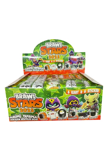 Brawlstars 48 Kutulu Oyun Kartları 2025 Albümü Tamamla 288 Kart
