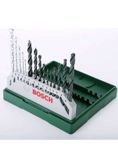 Bosch Mini-X-Line 15 Parça Karışık Matkap Ucu Seti - 2607019675