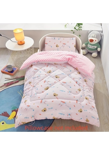 Elmpaly Bebek ve Çocuklar İçin Yeşil Tüm Mevsimler Yatak Örtüsü 150x120 CM