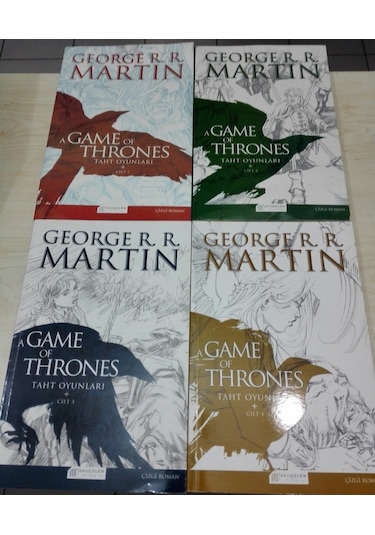 Taht Oyunları - Game Of Thrones Çizgi Roman Set 4 Kitap