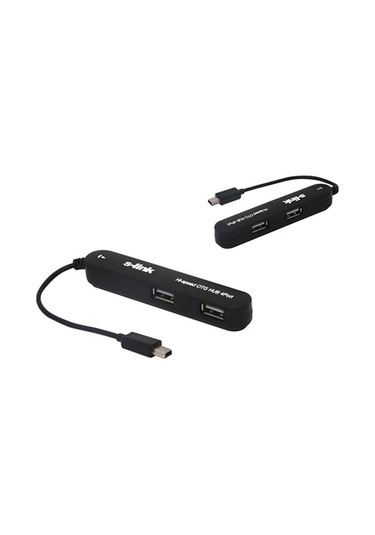 S Link Sl U92 Usb Mini 5Pin M To 4 Pot Otg Hub