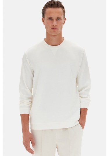 D'S Damat Ds Damat Regular Fit Ekru Düz Sweatshirt 5hce26172205m Çok Renkli
