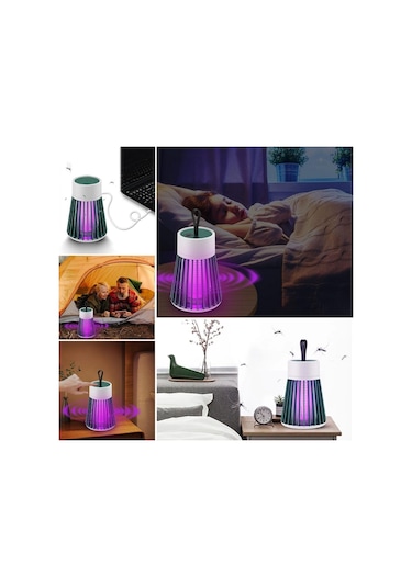 İç Ve Dış Mekanlar İçin Şarjlı Sinek Öldürücü Sivrisinek Kovucu,u