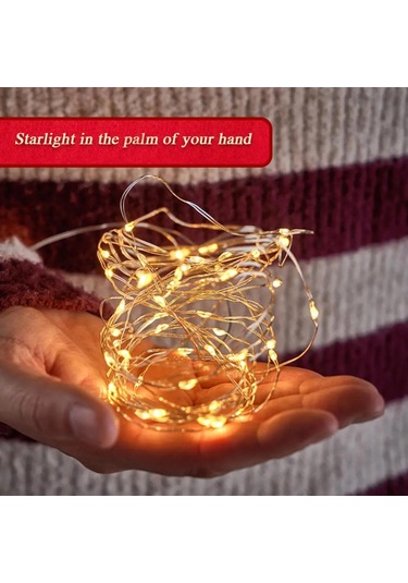 Kendin Yap Noel Ses Sensörü Ve Led Dizisi İle Noel Ağacı Dekoru, Sıcak Beyaz