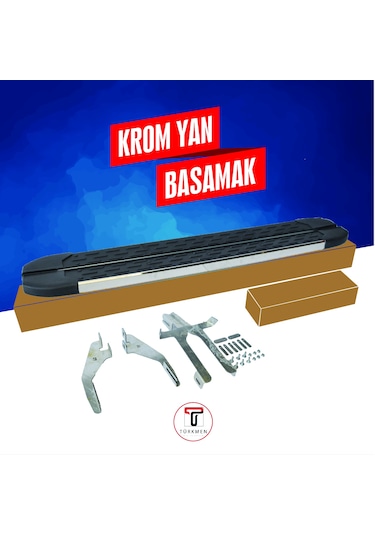 Türkmen Peugeot Rifter Yan Basamak Krom 203 Cm 2019 Üzeri