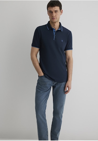Mavi - Lacivert Polo Tişört 062373-28417 Lacivert