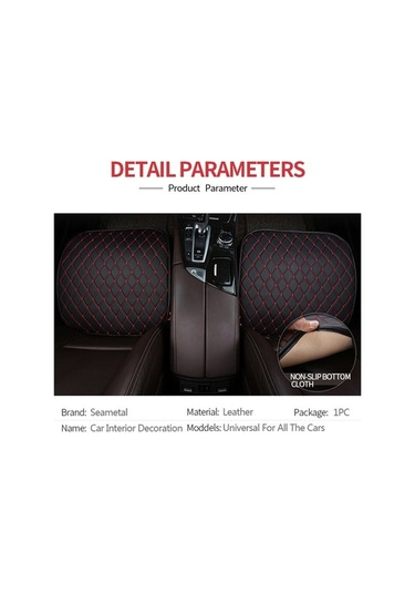 Novahub Araba Koltuğu Minderi Evrensel Koltuk Örtüsü Kaymaz Mat Oto Aksesuarları Bej Diğer