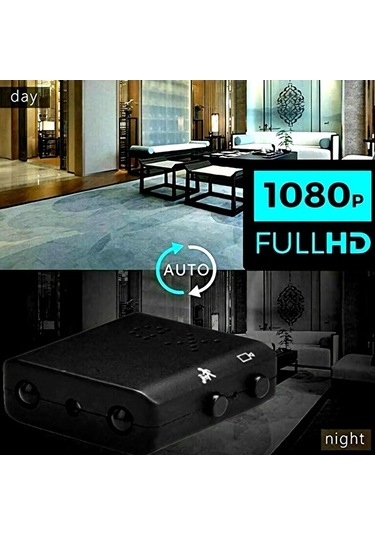 Besthome1 Küçük Boy Ir-cut Gece Görüşü Spor Kamera - Mini Hd Video Kaydedici Siyah Siyah