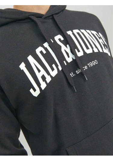 Jack&jones Jjejosh Erkek Sweatshirt 12236513-black Siyah
