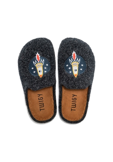 Twigy Roket Çocuk Ev Terliği Lacivert 30/35 CC0900 Lacivert