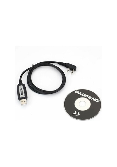Baofeng Programlama Kablosu Cd Siyah
