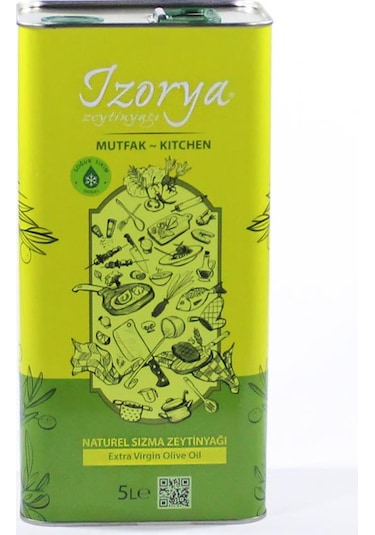 İzorya Mutfak Soğuk Sıkım Sızma Mut Zeytinyağı 5 L