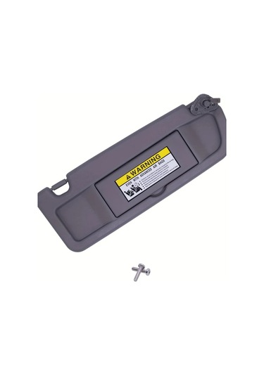 Dashanshop Kevik Uyumlu 2006-2011 Honda Civic Sağ Şoför Güneşlik Siyah Gri