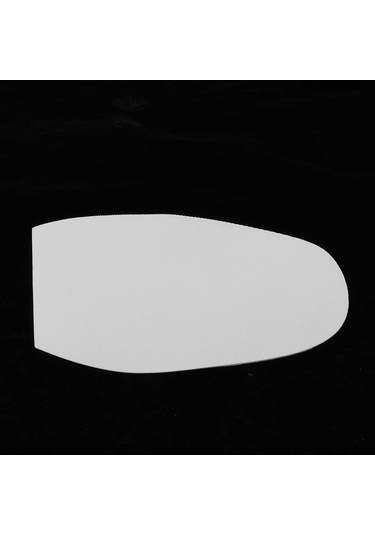 Homyl 1 Çift Kauçuk Yarım Taban Değiştirme Kaymaz Beyaz Beyaz