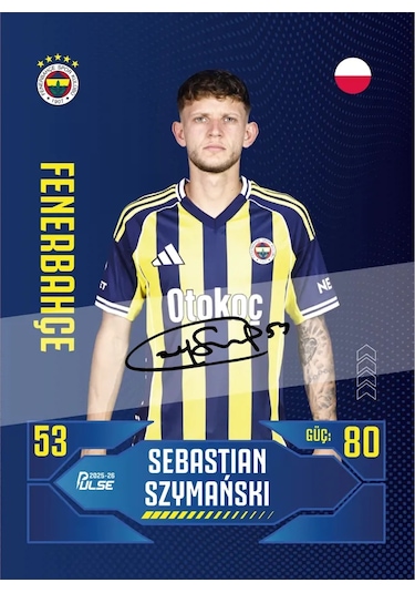 Eco Bundle - Fenerbahçe - Pulse Futbolcu Kartları 2025/26 - 2 Paket