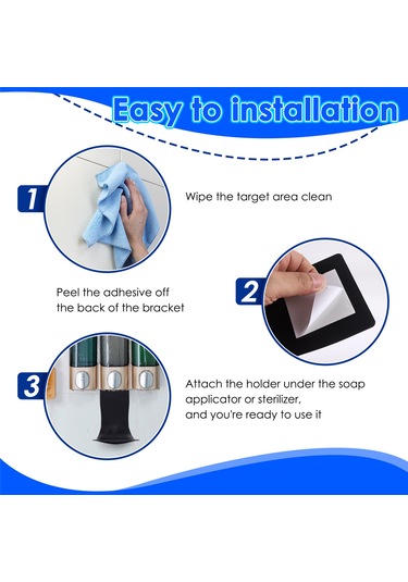 Xiaaokeji Otomatik Sabunluk, Duvara Monte Ve Dağıtıcı İçin Damlama Tepsisi Siyah