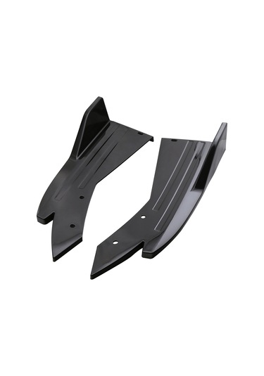 Vkemall Araçlar İçin Universal Siyah Arka Koruyucu Kök, Abs Malzeme, Kırılmaya Dayanıklı, Yarış Stili Görünüm, Kolay Montaj