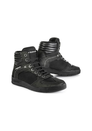 Stylmartin Atom Black Korumalı Motosiklet Ayakkabısı