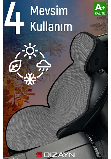 S-dizayn Oto Koltuk Koruyucu Kılıf Set Füme Universal 2+3 Parça Ön Arka