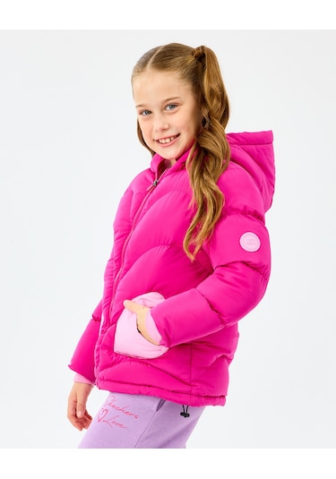 Skechers G Puffer Jacket Büyük Kız Çocuk Mor Mont Sk2520039-3935 Mor