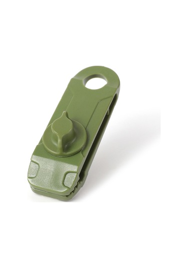 Fosenze Koyu Yeşil Nylon Kamp Çadırı Klipsi - Açık Hava, Piknik, Yachting İçin Dayanıklı Rüzgar Tutucu Halka Kancalı 1 Adet Koyu Yeşil