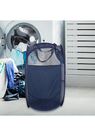 Suntek Çamaşır Sepeti Polyester Taşınabilir Elbise Koyu-mavi Koyu Mavi