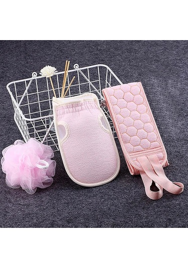 Homyl 3x Eldivenleri Vücut Ovma Havluları Bakımı Aracı