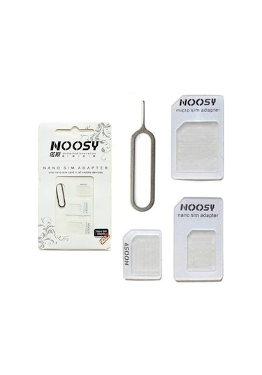 Noosy Micro. Nano. Normal Sim Kart Dönüştürücü Adaptör Iğne