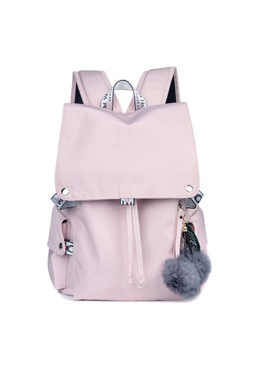 Lebıhmurah Wbp1685 Kadın Sırt Çantaları Kız Öğrenci Çantası Usb Şarj Jakı Okul Çantaları Kadın Genç Seyahat Çantası Pembe Çok Renkli