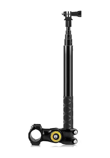 Shineyee Bisiklet Ve Motosiklet İçin Profesyonel Kamera Sabitleme Kiti - Gopro Ve Insta360 X3 Uyumlu Metal Tutucu Ve Uzatma Çubuğu Seti