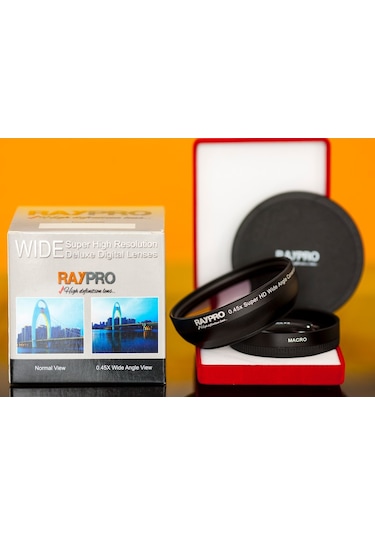 Raypro 67 MM 0.45x Ultra Geniş Açı + Super Macro (Canon) Uyumlu Lens