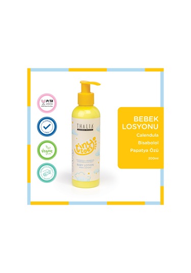 Thalia Calendula & Papatya Özlü Nemlendiricili Bebek Losyonu 200ml