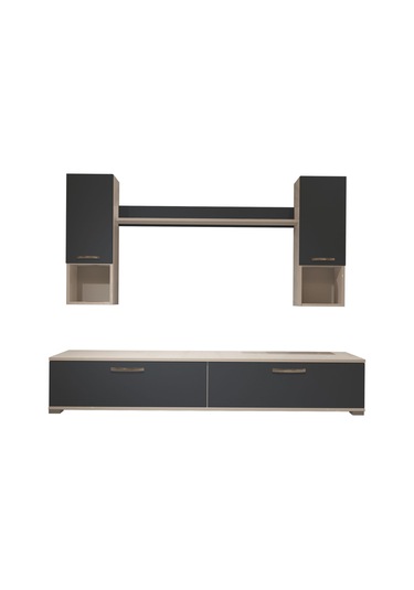 Decoraktiv Eko 5da Mdf Std Tv Ünitesi Tv Sehpası Beyaz - Antrasit