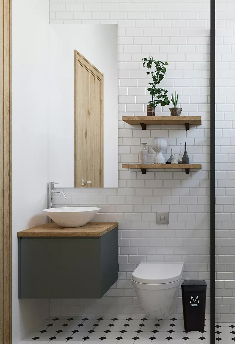 Wallard Kapaklı Çöp Kovası 233079975 Siyah Mat